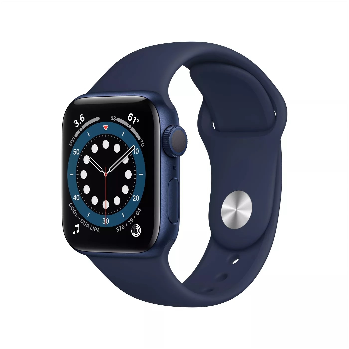 The Apple Watch in navy