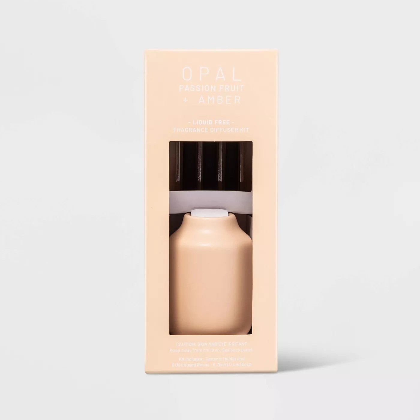The opal, passionfruit, and amber liquid-free fragrance diffuser