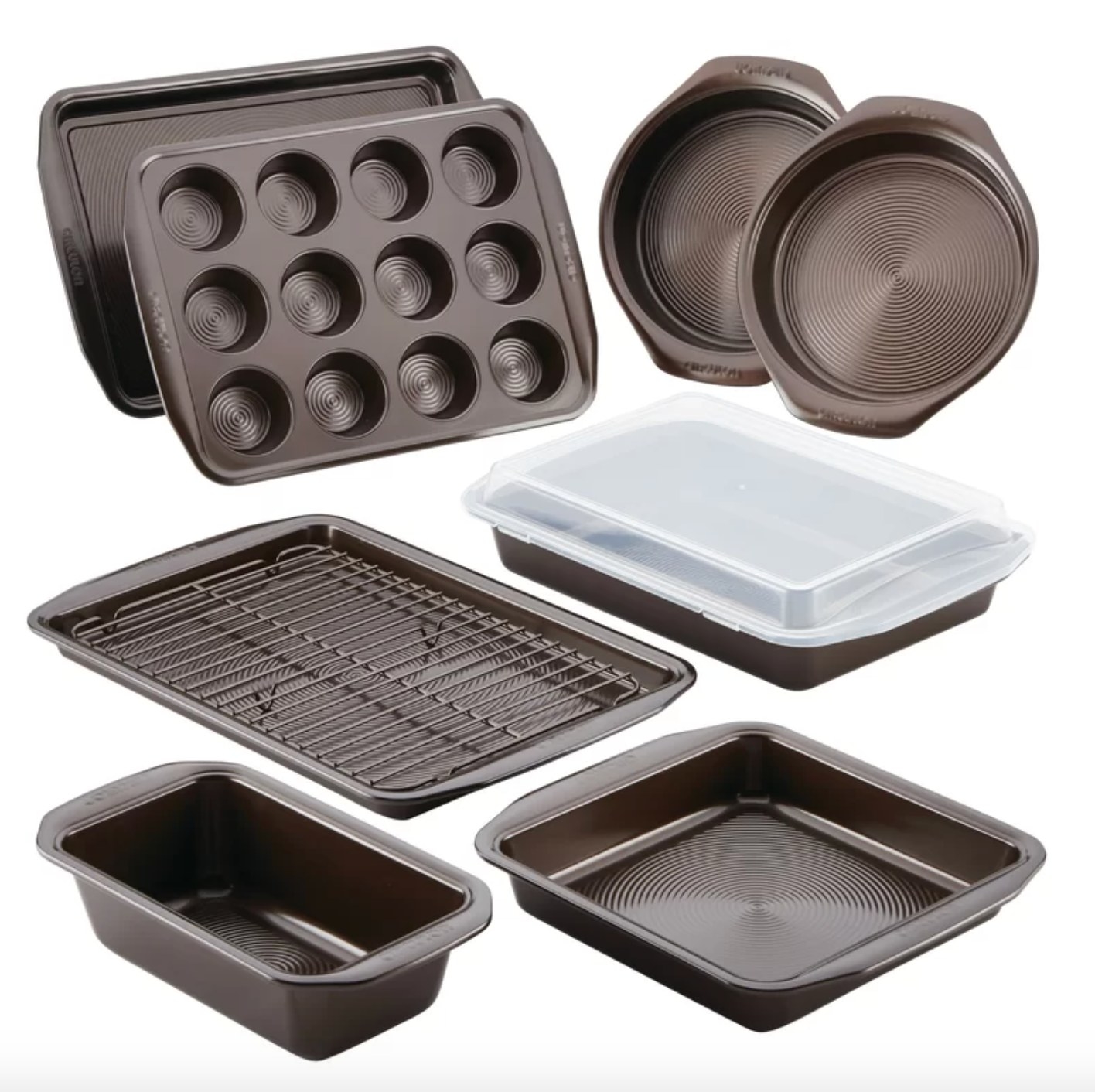 The 10-piece nonstick steel bakeware set