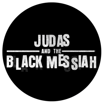 An animation of Judas and the Black Messiah pulses while in a circle. 