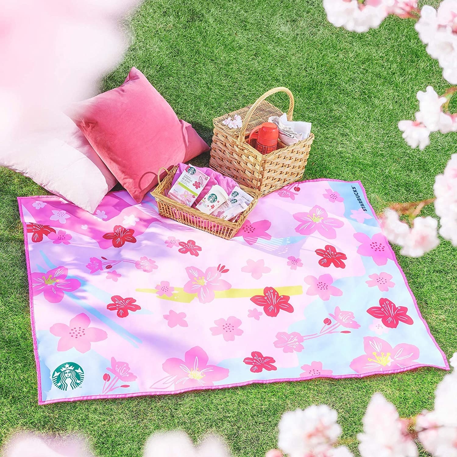 未使用品☆スターバックス スタバ☆桜 ブランケット - コレクション