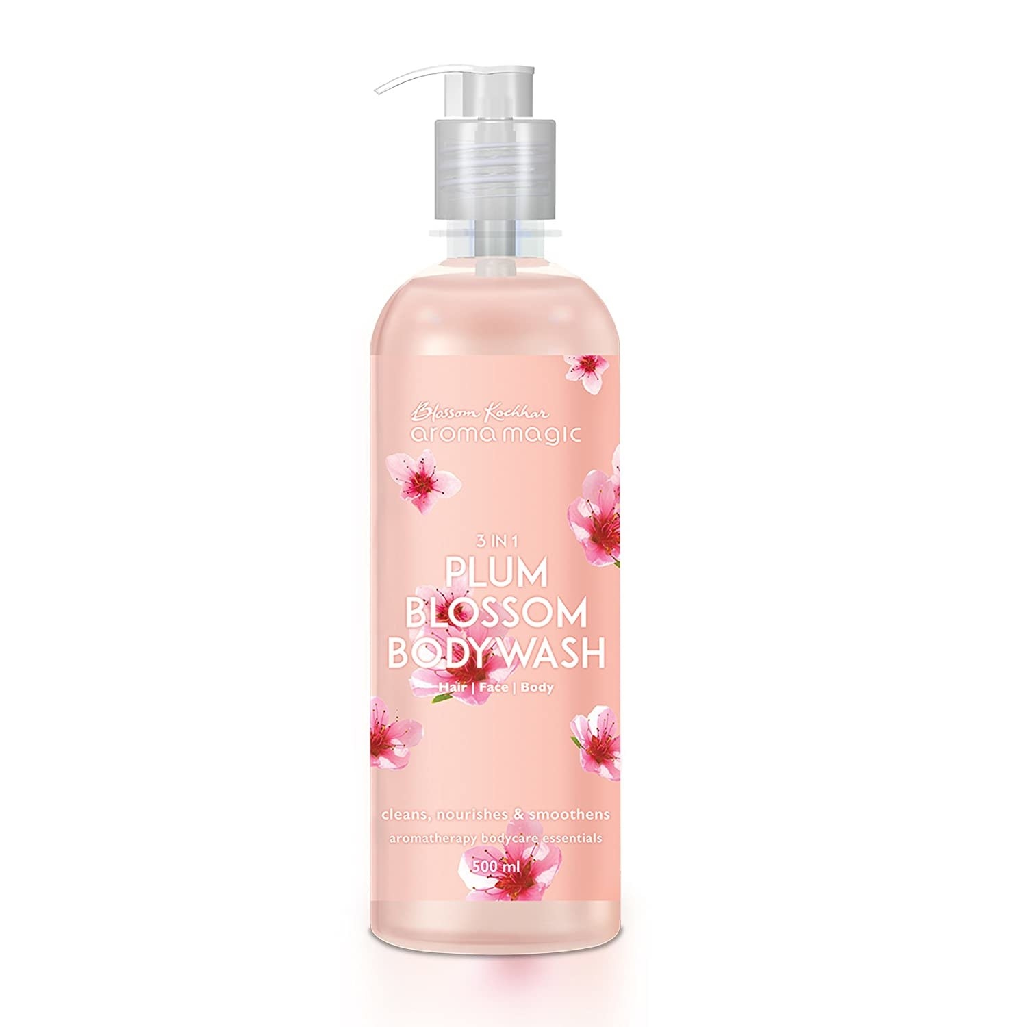 Bottle of the plum body wash 