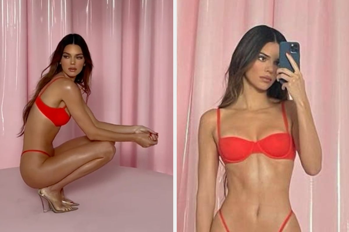 Kylie Jenner wears $38 Skims bra in a hot mirror selfie