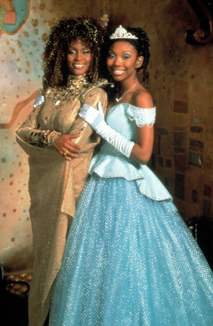 Brandy and Whitney Houston in Cinderella 