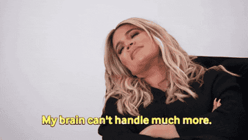 Khloe Kardashian slouches and says, &quot;My brain can&#x27;t handle much more,&quot; on KUWTK