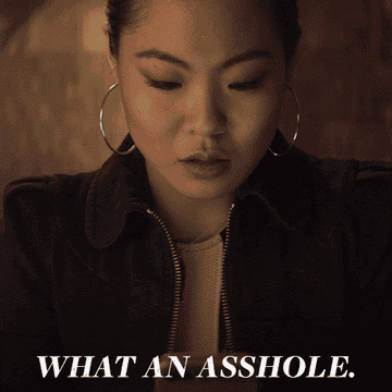 Nicole Kang says, &quot;What an asshole,&quot; as she shakes her head on You
