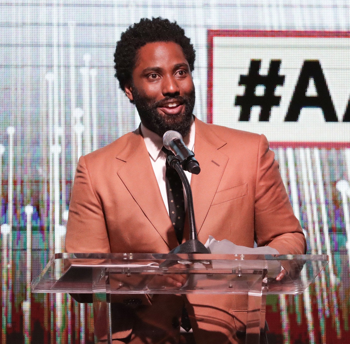 John David Washington during the 10th Annual AAFCA Awards