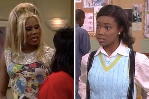 Rupaul on "Sister, Sister" side by side with Gabrielle Union on "Sister, Sister"