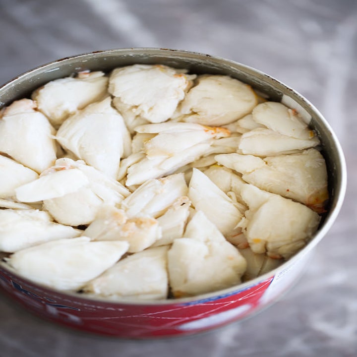 A can of lump crab meat.