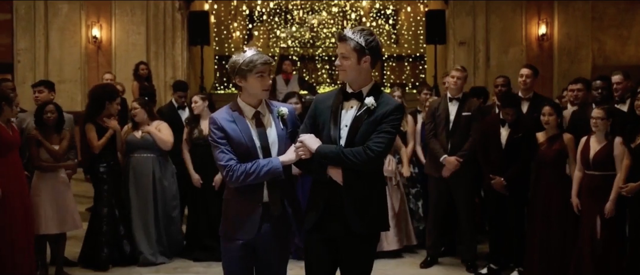 Alex and Charlie at prom in 13 Reasons Why