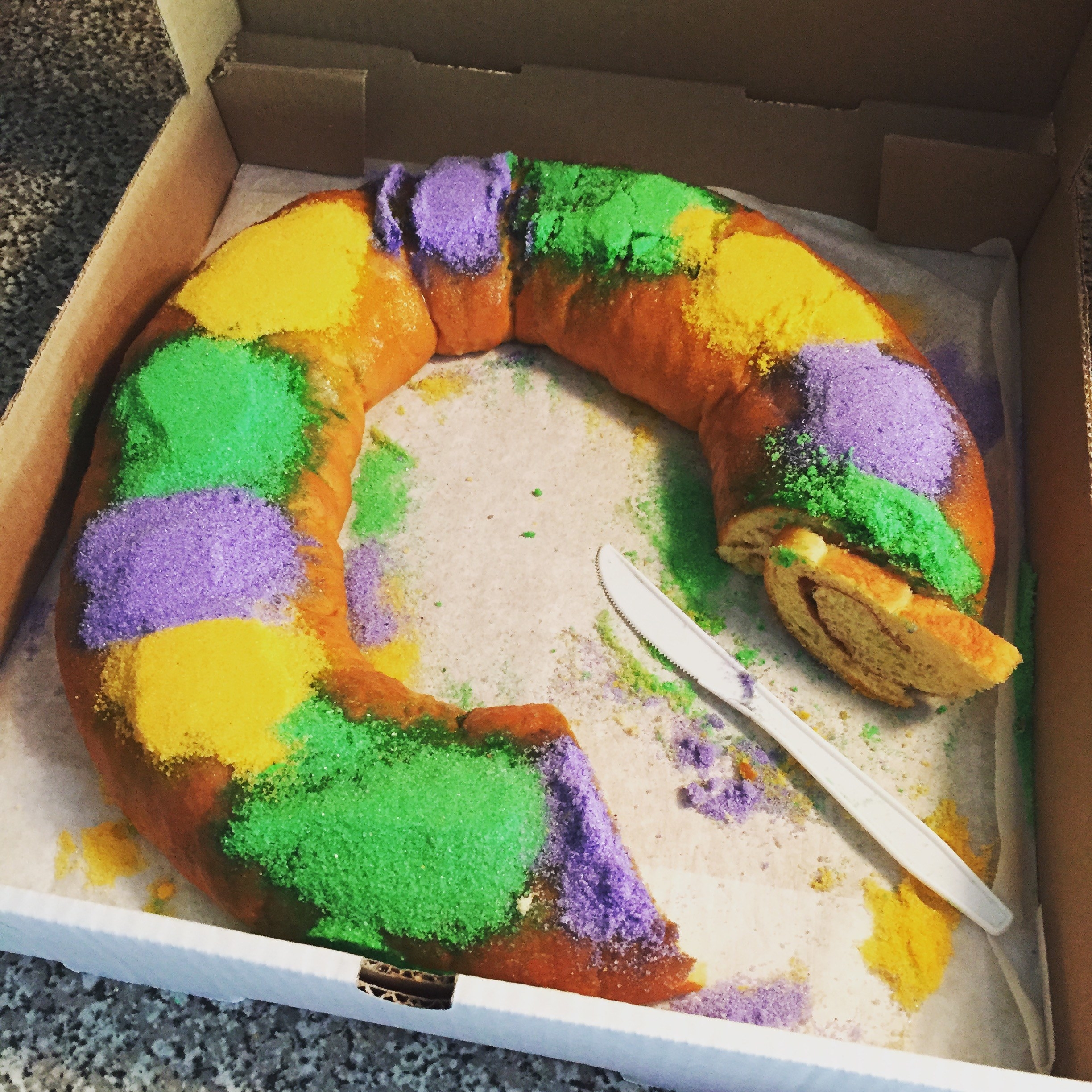 colorful round cake 