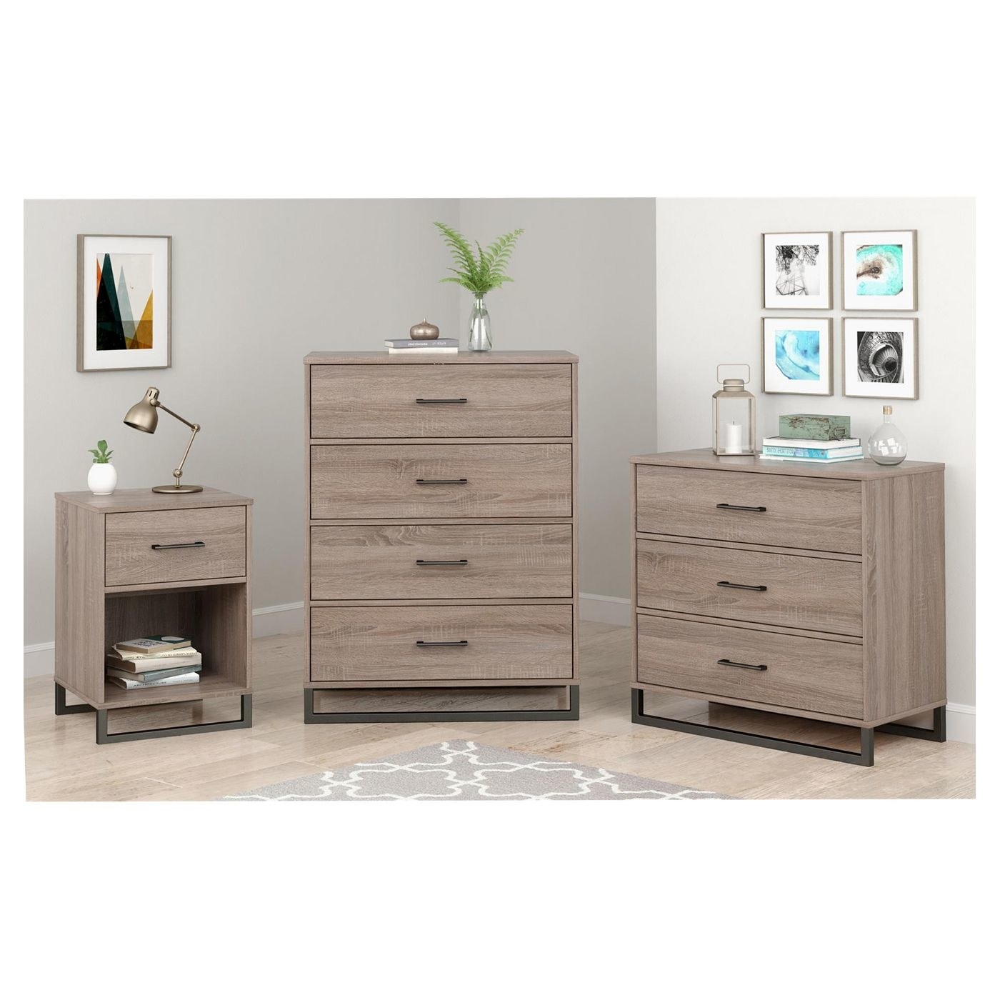 Target mixed sales material nightstand