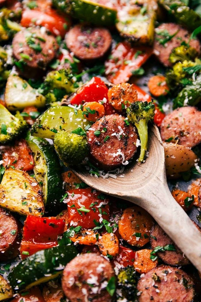 One-Pan Italian Sausage and Veggies
