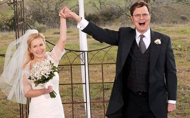 Dwight and Angela get married