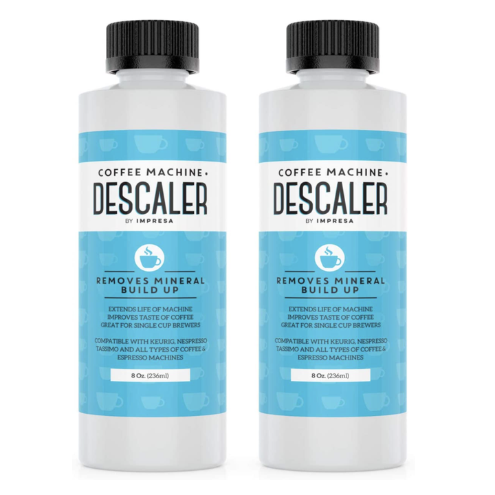 Two bottles of descaler solution