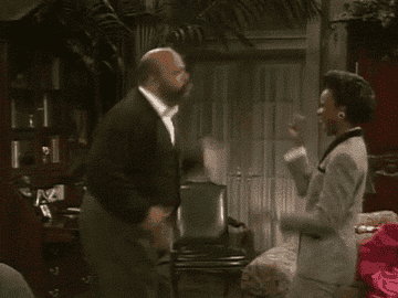 Uncle Phil and Aunt Viv dance