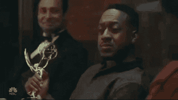 Jaleel White holds an Emmy and asks, &quot;Did I do that?&quot; 
