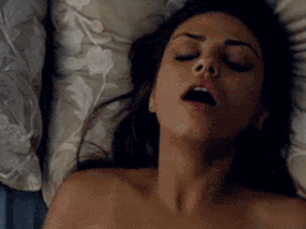 A GIF of Mila Kunis from &quot;Friends WIth Benefits&quot;