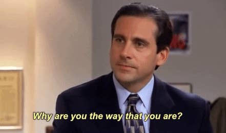 Michael from &quot;The Office&quot;: &quot;Why are you the way that you are?&quot;