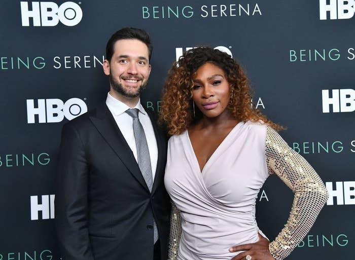 Co-Founder of Reddit Alexis Ohanian and Serena Williams attend the HBO New York Premiere of &#x27;Being Serena&#x27; 