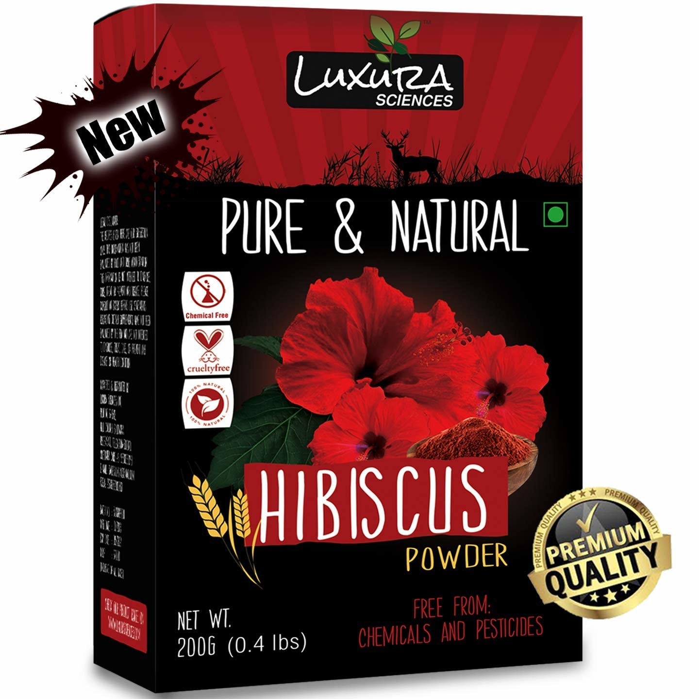 A box of hibiscus powder 