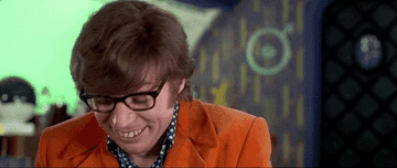 A GIF of Austin Powers