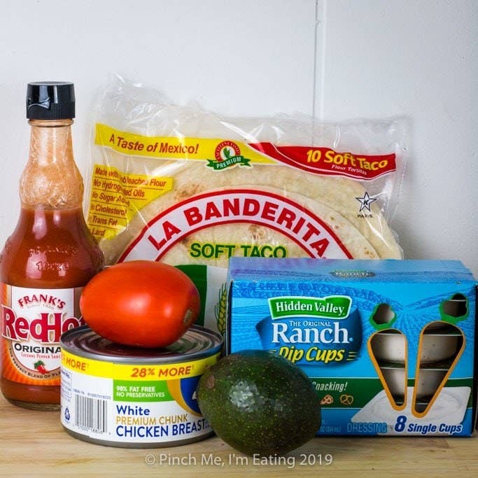Buffalo chicken wraps