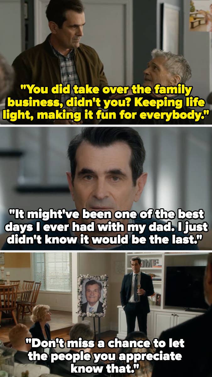 Phil's life lesson in Modern Family scenes