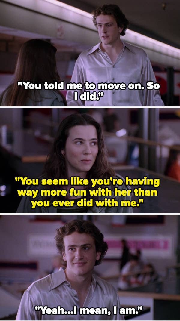 Lindsay and Nick pretending to have moved on in Freaks and Geeks