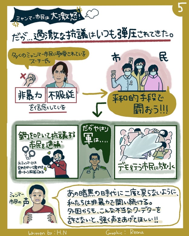 悪夢のような毎日 を目の当たりにした日本人女性が イラストで伝えたいこと