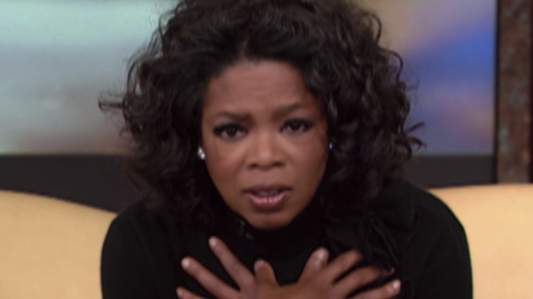 Oprah looking shocked