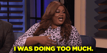 Nicole Byers saying &quot;I was doing too much&quot;