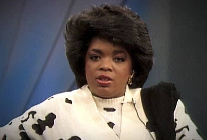 Oprah looking shocked
