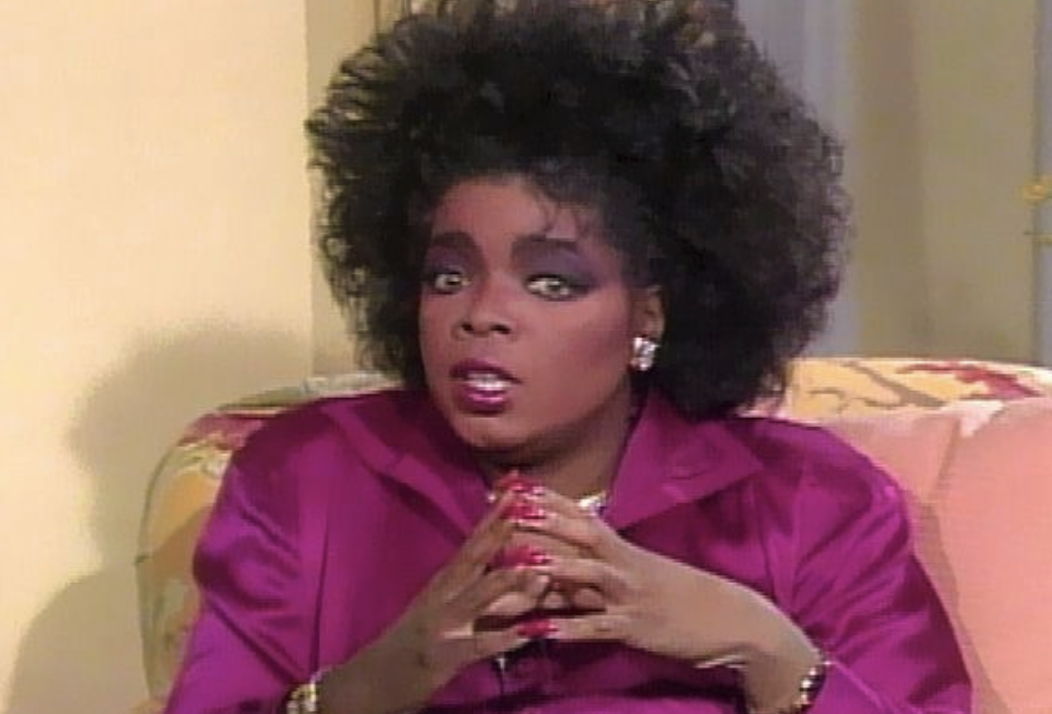 Oprah looking shocked