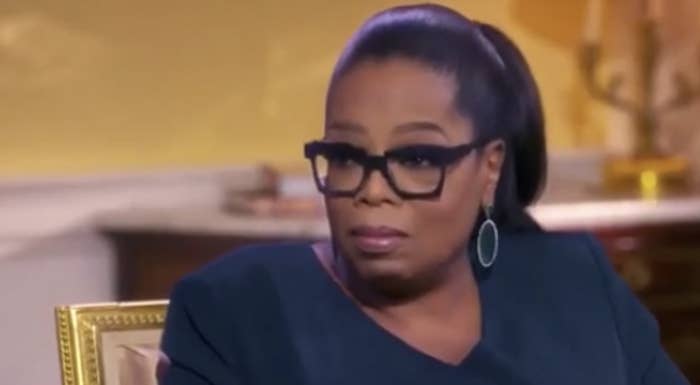 Oprah looking shocked