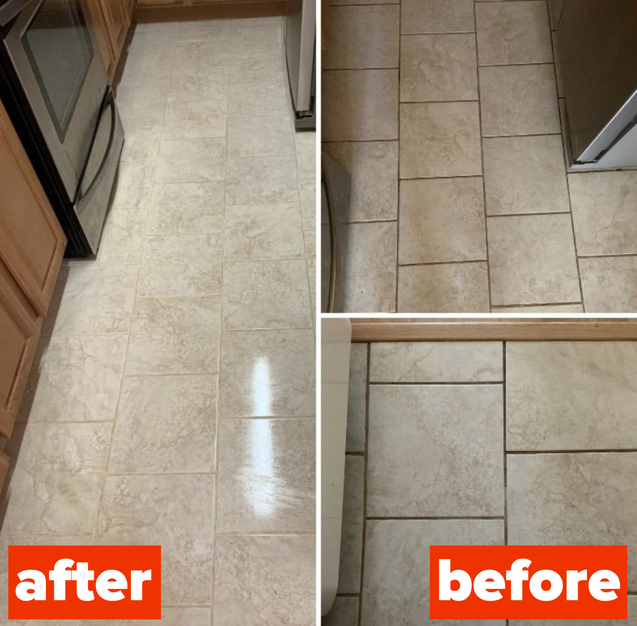 Goo Gone Grout and Tile Cleaner - 28 Ounce - Removes Tough Stains Dirt  Caused by Mold Mildew Soap Scum and Hard Water Staining - Safe on Tile  Ceramic