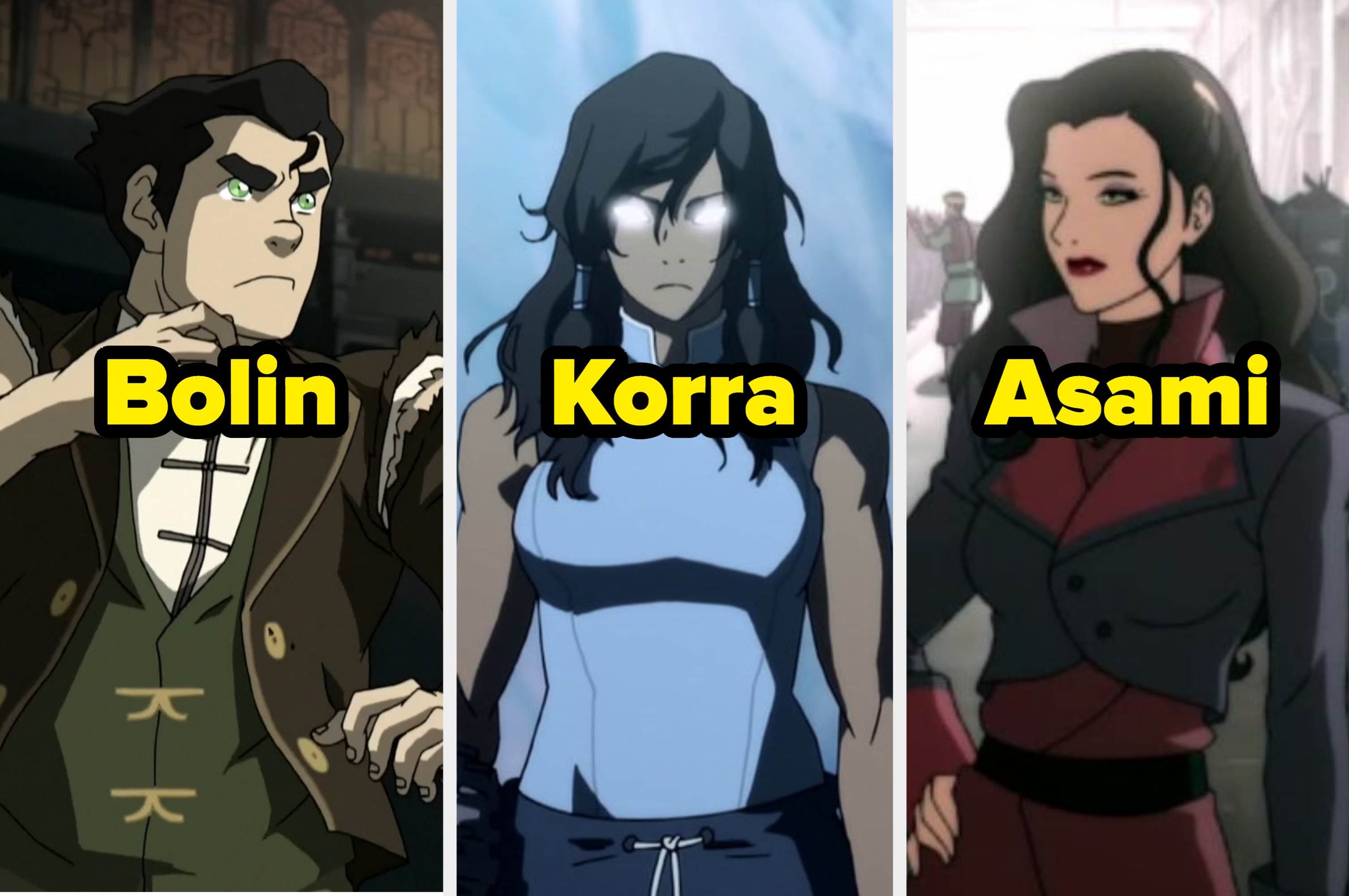 Legend date would character you which of korra Which Legend