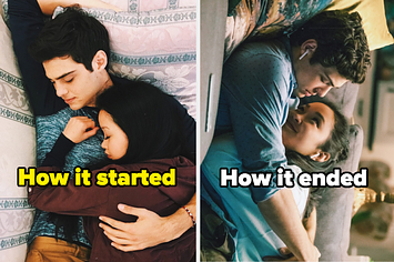 Lara Jean and Peter K in to all the boys with how it started vs. how it ended