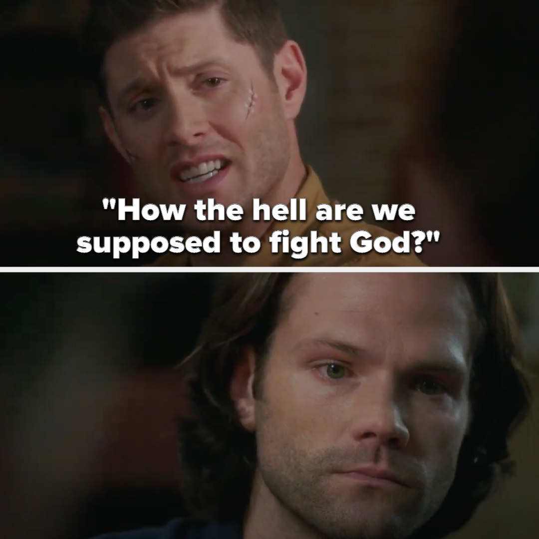 Dean asks Sam how the hell they&#x27;re supposed to fight God