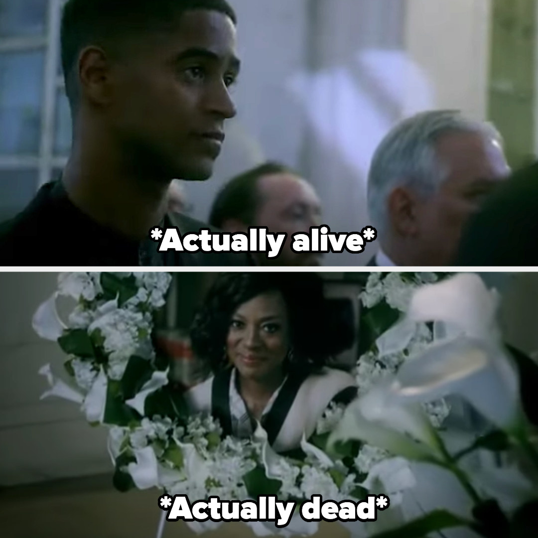 Wes actually being alive at Annalise&#x27;s funeral