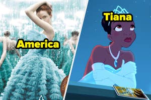 America from The Selection and Tiana from The Princess and the Frog