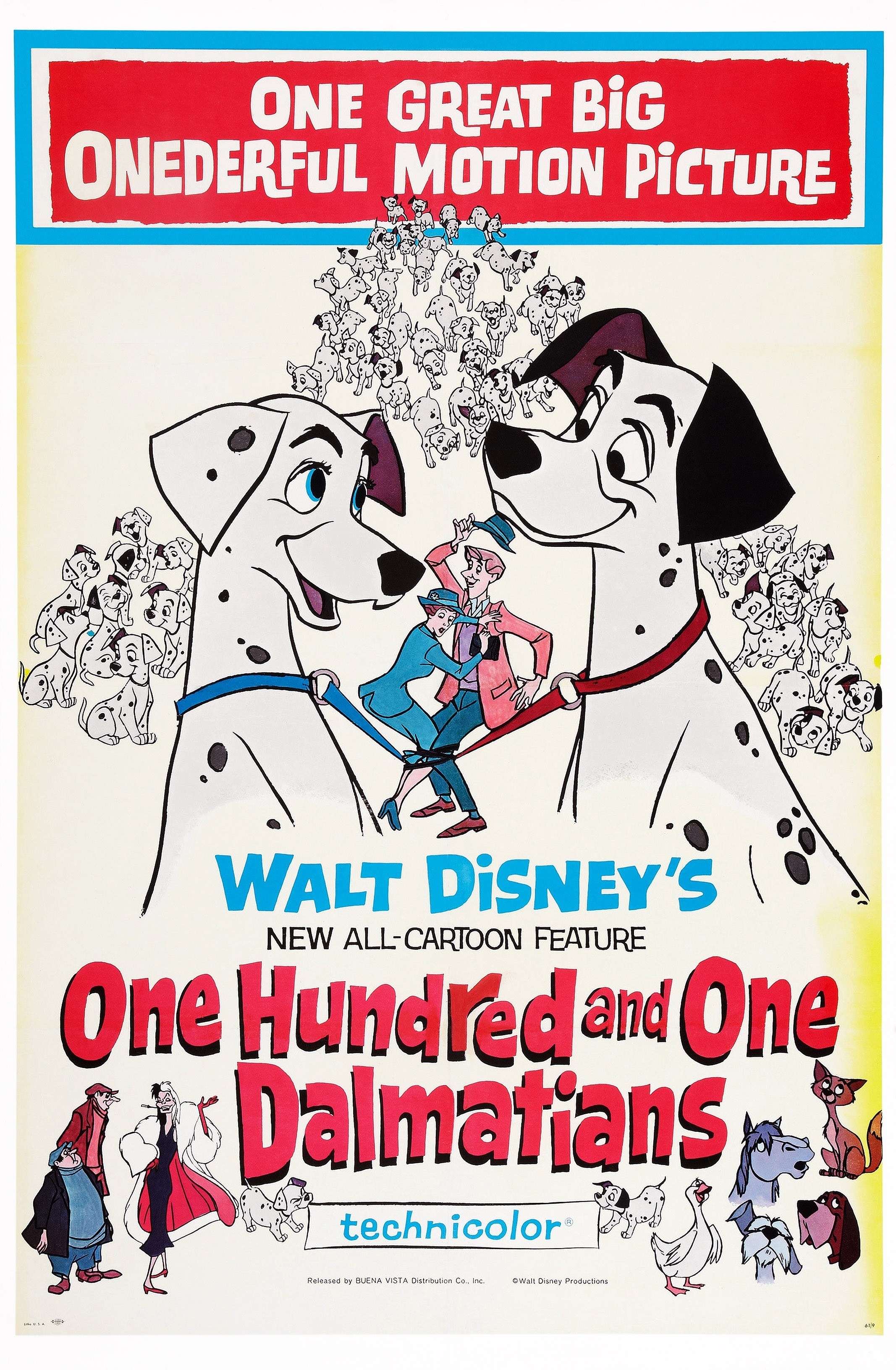 The original One Hundred and One Dalmatians movie preview