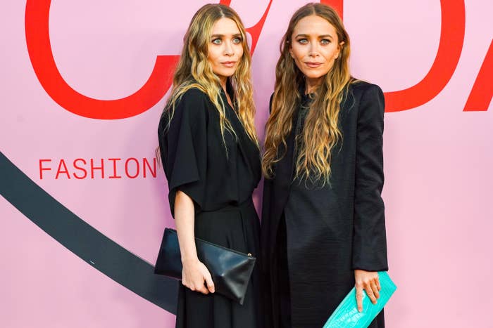 Mary-Kate and Ashley Olsen on the red carpet at the CFDA Fashion Awards in 2019