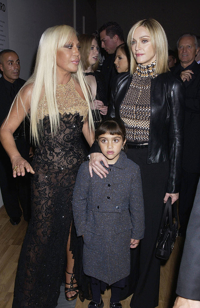 lourdes is in between donatella versace and madonna