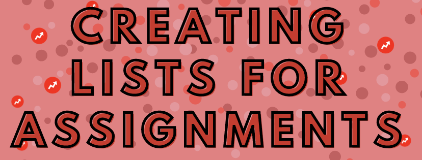 creating listicles for assignments