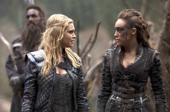 Clarke and Lexa from &quot;The 100&quot;