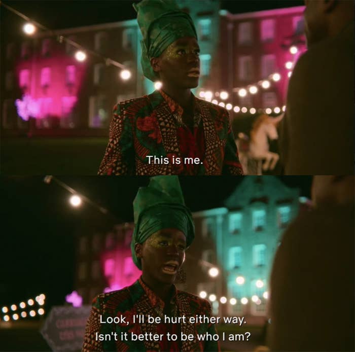 Eric to his dad: "This is me, I'll be hurt either way, isn't it better to be who I am?"