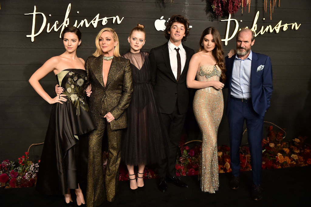 The cast of Dickinson at the Season 1 premiere in 2019