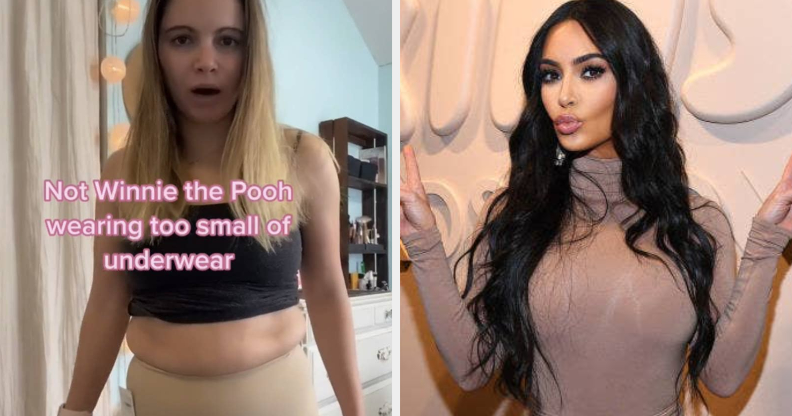 I'm midsize and was so excited to try Kim Kardashian's SKIMS