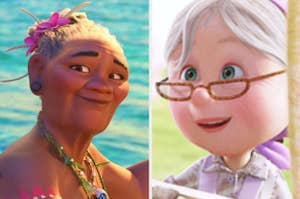 Gramma Tala and Ellie from Disney movies